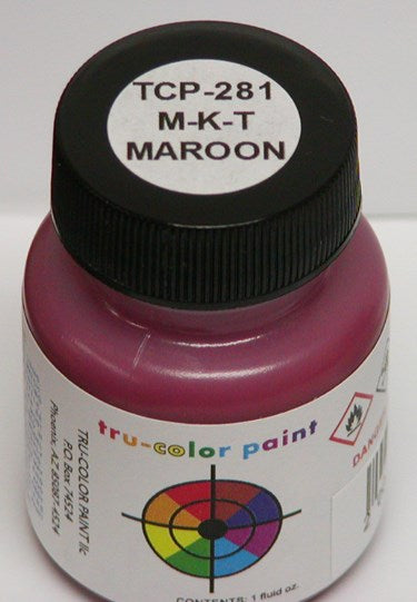 Tru-Color Paint 281 M-K-T Maroon (6630992216113)