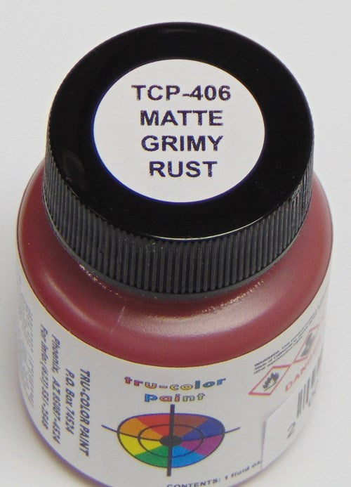 Tru-Color Paint 406 MATTE GRIMY RUST (6631009812529)