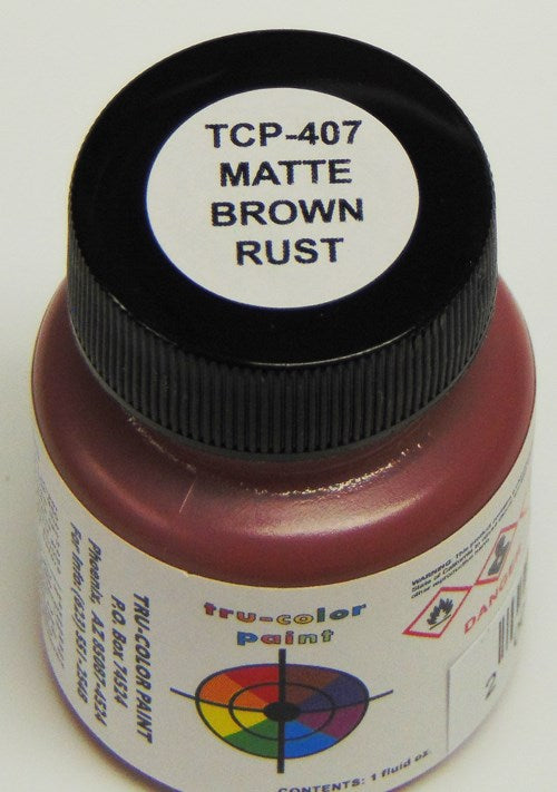 Tru-Color Paint 407 MATTE BROWN RUST (6631009845297)