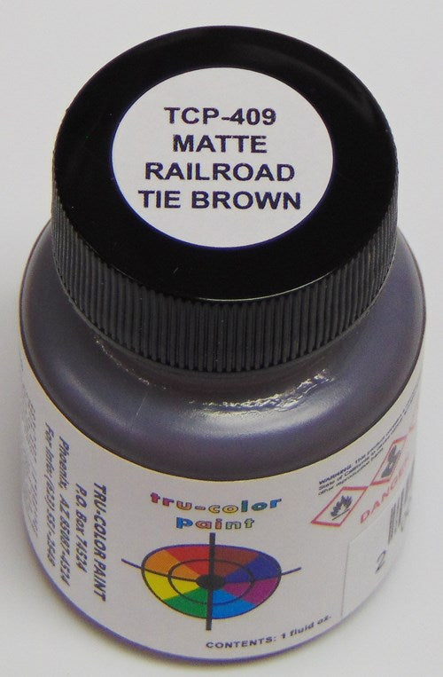Tru-Color Paint 409 MATTE RAILROAD TIE BROWN