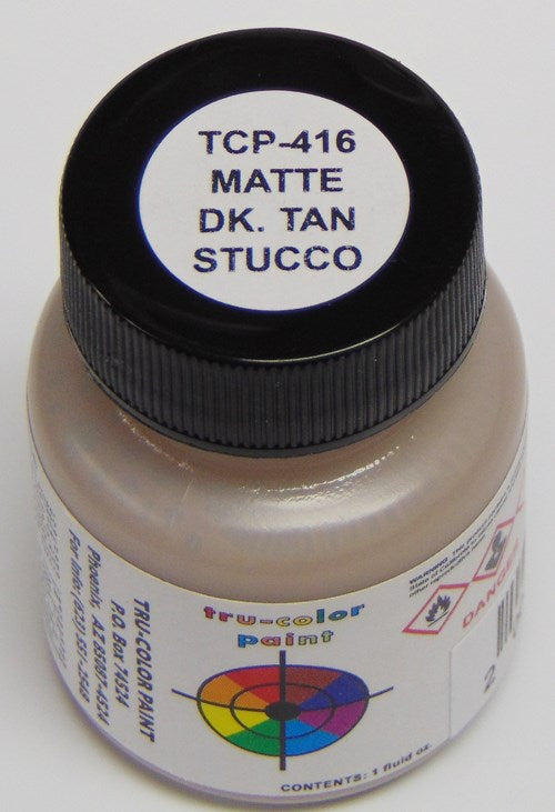 Tru-Color Paint 416 MATTE STUCCO DARK TAN