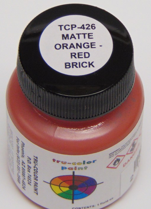 Tru-Color Paint 426 MATTE ORANGE/RED BRICK