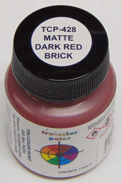 Tru-Color Paint 428 MATTE DARK RED BRICK