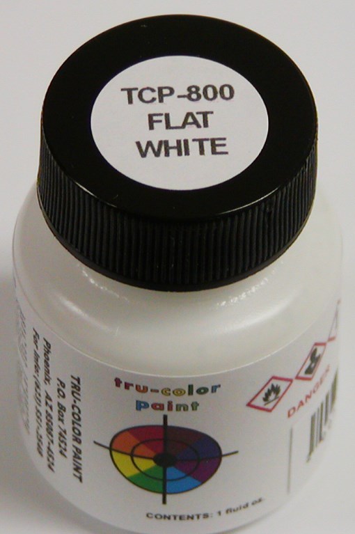Tru-Color Paint TCP-800 FLAT BRUSHABLE WHITE