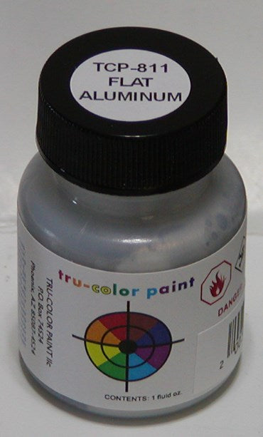 Tru-Color Paint TCP-811 FLAT BRUSHABLE ALUMINUM (6630997590065)