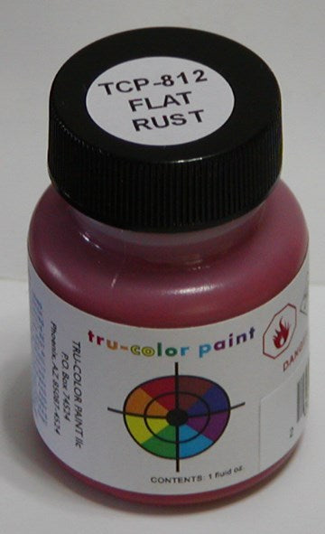 Tru-Color Paint TCP-812 FLAT BRUSHABLE RUST (6630997622833)