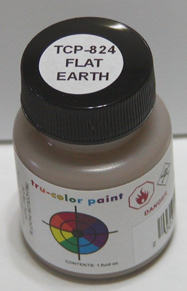 Tru-Color Paint TCP-824 FLAT BRUSHABLE EARTH (6630998081585)