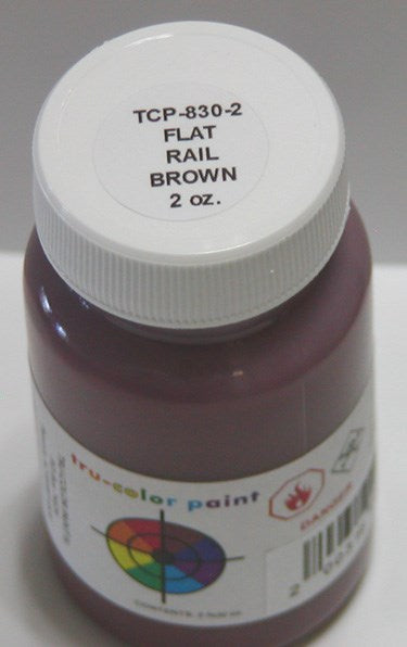 Tru-Color Paint TCP-830 FLAT BRUSHABLE RAIL BROWN