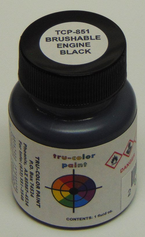 Tru-Color Paint TCP-851 FLAT ENGINE BLACK (6630999785521)