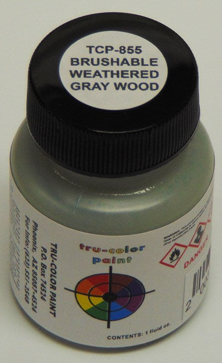 Tru-Color Paint TCP-855 FLAT WEATHERED GRAY WOOD (6630999916593)