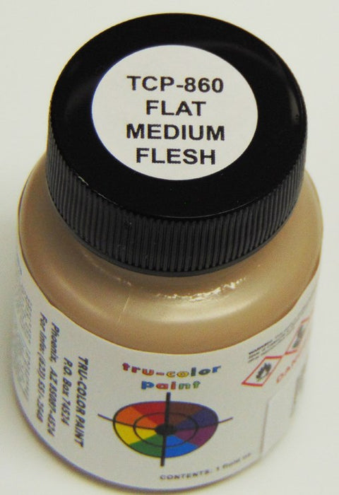 Tru-Color Paint TCP-860 FLAT MEDIUM FLESH (6631000178737)