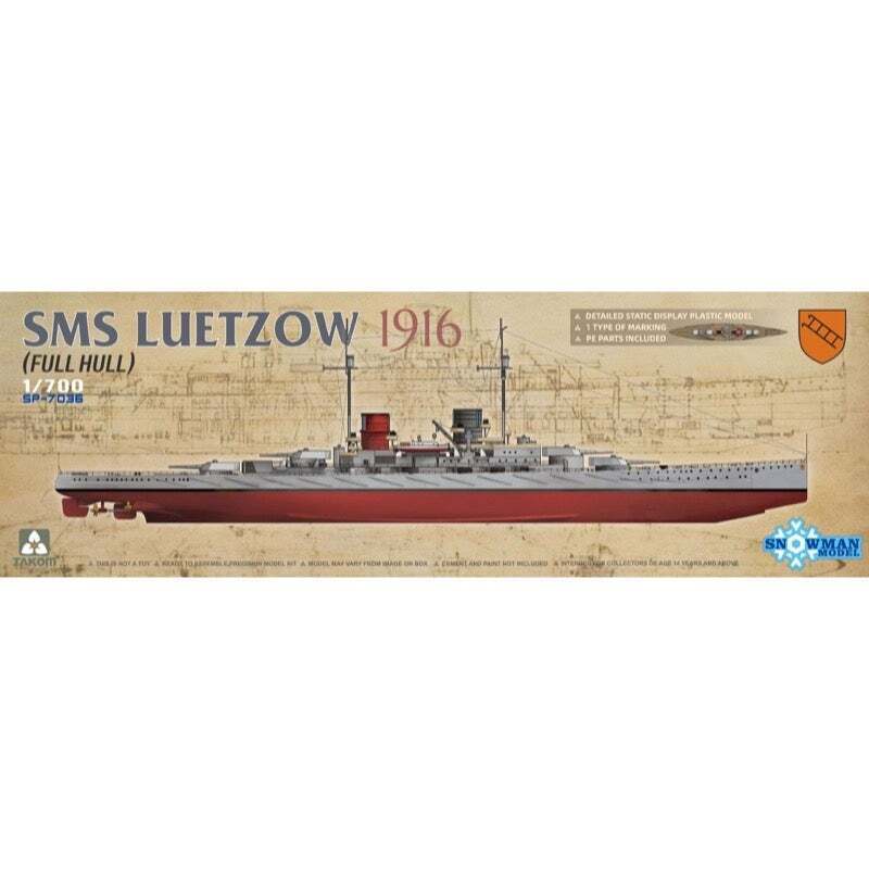 Takom SP7036 1/700 SMS Luetzow 1916 (Full Hull) (Snowman) - Hobby City NZ (8967475495149)