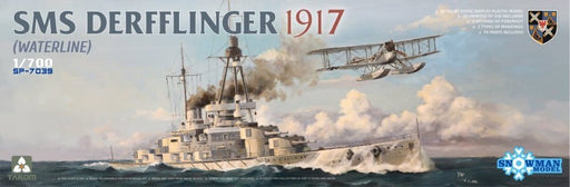 Takom SP7039 1/700 SMS Derfflinger 1917 (Waterline) w/3D printed FF-33E (Snowman) - Hobby City NZ (8967475560685)