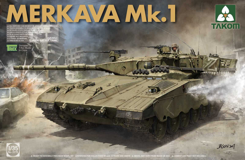 Takom 2078 1/35 Israeli Main Battle Tank Merkava 1 - Hobby City NZ (8967472906477)