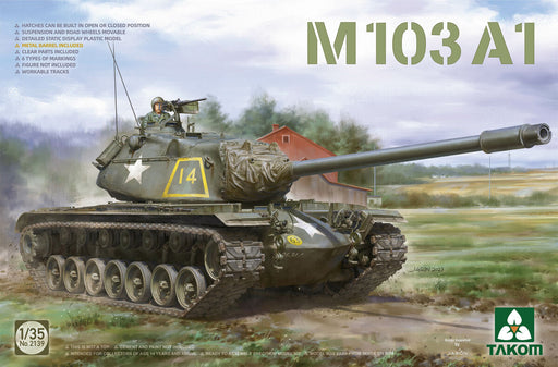 Takom 2139 1/35 M103 A1 - Hobby City NZ (8967473168621)