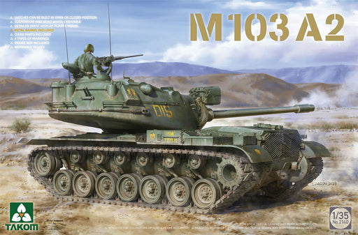 Takom 2140 1/35 M103 A2 - Hobby City NZ (8967473201389)
