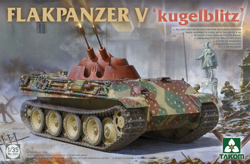 Takom 2150 1/35 Plakpanzer V Kugelblitz - Hobby City NZ (8967473594605)