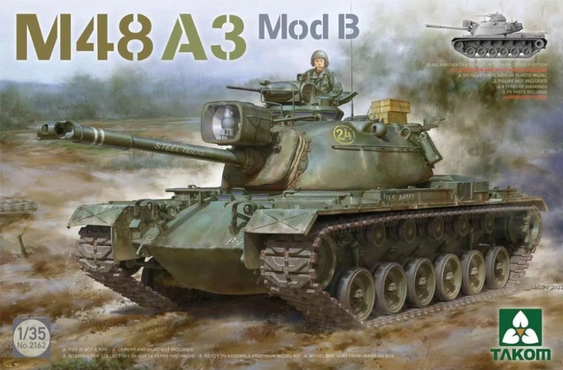 Takom 2162 1/35 M48A3 Mod B - Hobby City NZ (8967473922285)
