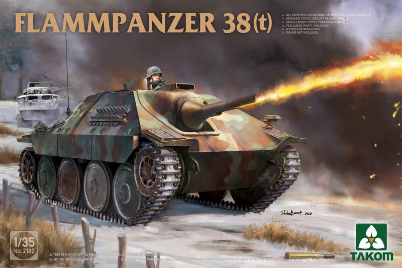 Takom 2180 1/35 Flammpanzer 38(t)
