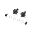 TLR Front Axle Set Aluminium Black 12mm 1/10 - TLR-1054