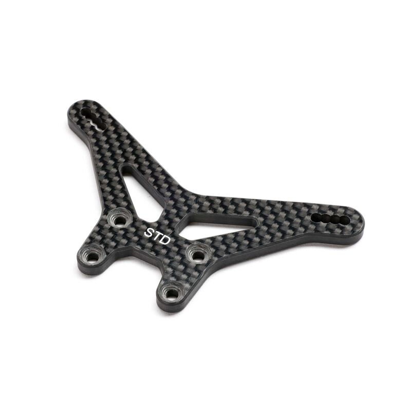 Team Losi Racing Rear Carbon STD 22X RC Shock Tower