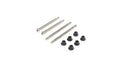 Outer Hinge Pins, 3.5mm, Electro Nickel (2): 8X - TLR244044