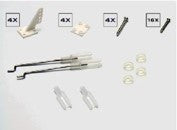 TopRC Hobby Pushrods with Clevis &amp; Horns T1400 Electric Glider RC Aircraft Spare Part - TOP10006