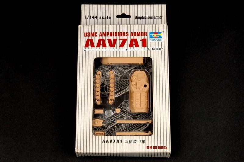 Trumpeter 00105 1/144 AAV7A1 Amphibious armor - Hobby City NZ (8967475822829)