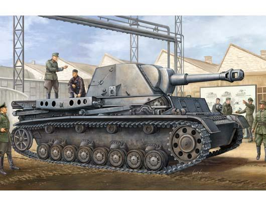 Trumpeter 00373 1/35 Heuschrecke IVb Grasshopper 10.5cm le FH 18/1 L/28 auf Waffentrager IVb - Hobby City NZ (8967475855597)