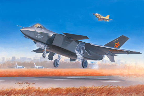 Trumpeter 01663 1/72 Chinese J-20 Fighter