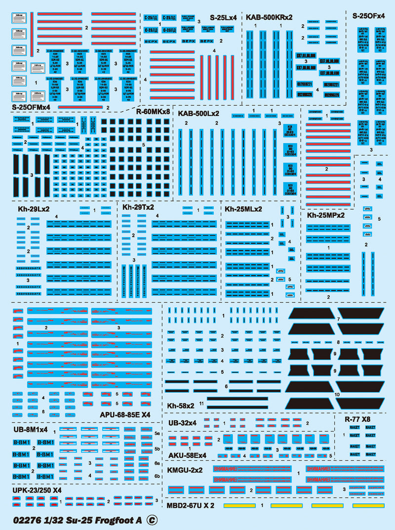 Trumpeter 02276 1/32 Su-25 Frogfoot A
