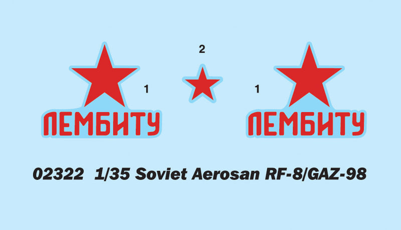 Trumpeter 02322 1/35 Soviet Aerosan RF-8
