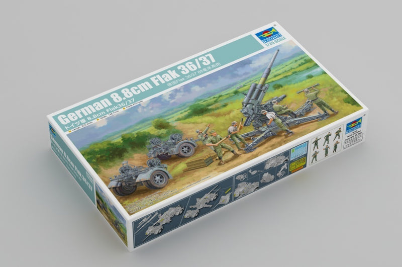 Trumpeter 02359 1/35 German 8.8cm Flak 36/37 - Hobby City NZ (8967477985517)