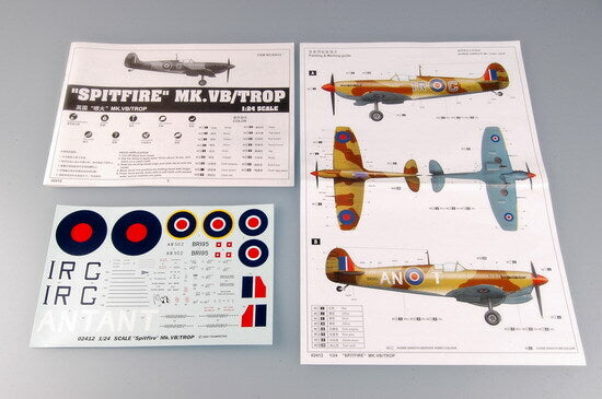 Trumpeter 02412 1/24 Supermarine Spitfire MK.Vb/Trop
