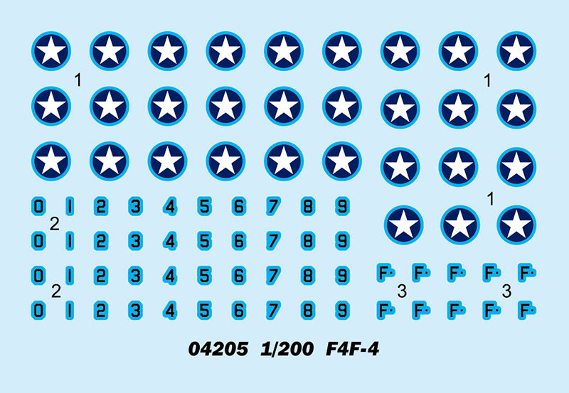 Trumpeter 04205 1/200 F4F