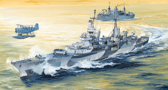 Trumpeter 05327 1/350 USS Indianapolis CA-35 1944
