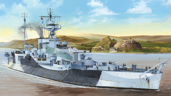 Trumpeter 05336 1/350 HMS Abercrombie Monitor