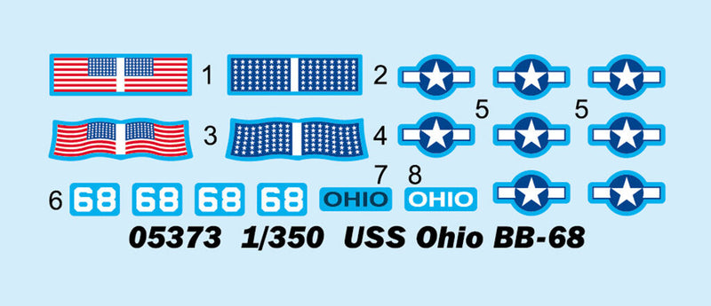 Trumpeter 05373 1/350 USS Ohio BB-68