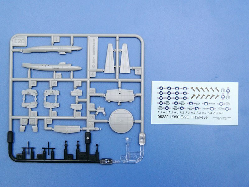 Trumpeter 06222 1/350 E-2C Hawkeye Warning (6pcs. per box)