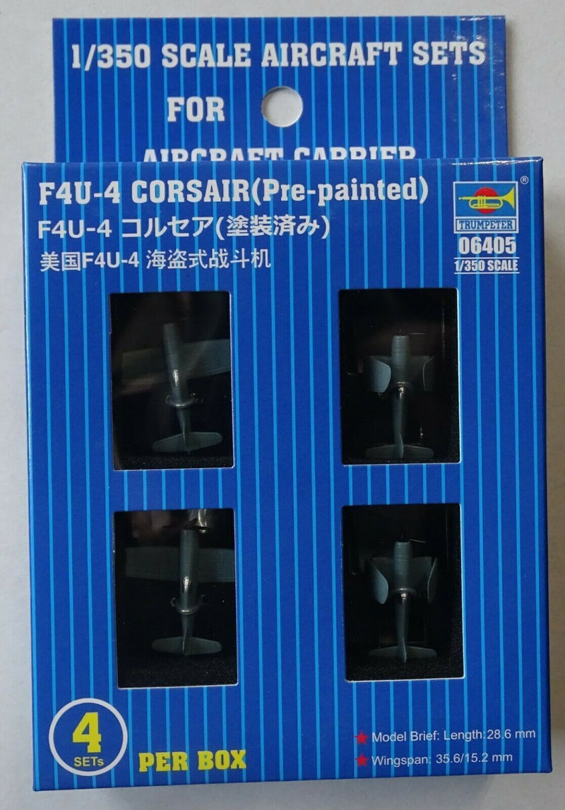Trumpeter 06405 1/350 F4U-4 CORSAIR(Pre-painted)