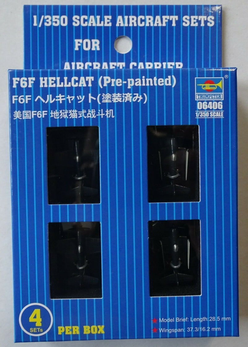 Trumpeter 06406 1/350 F6F HELLCAT (Pre-painted)