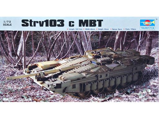 Trumpeter 07220 1/72 Sweden Strv103c tank - Hobby City NZ (8967482376429)