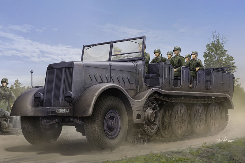 Trumpeter 09575 1/35 Schwerer Zugkraftwagen 18 t Sd.Kfz.9 Artillery Version