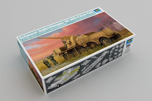 Trumpeter 09577 1/35 Schwerer Zugkraftwagen 18 t with 8.8 cm Flak - Hobby City NZ