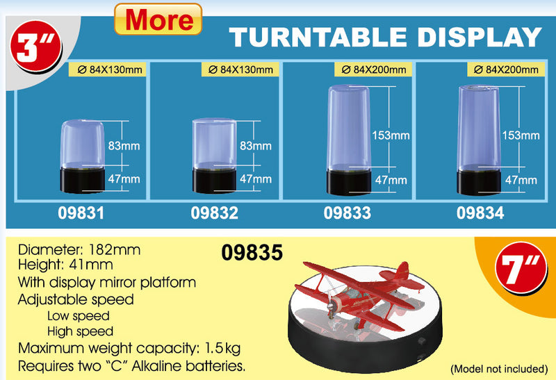 Trumpeter 09830 Turntable Display 84 x 47mm