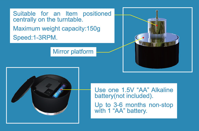 Trumpeter 09830 Turntable Display 84 x 47mm