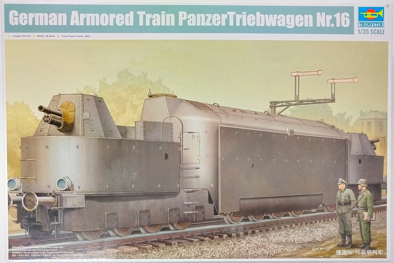 Trumpeter 00223 1/35 German Armored Train Panzertriebwagen Nr.16