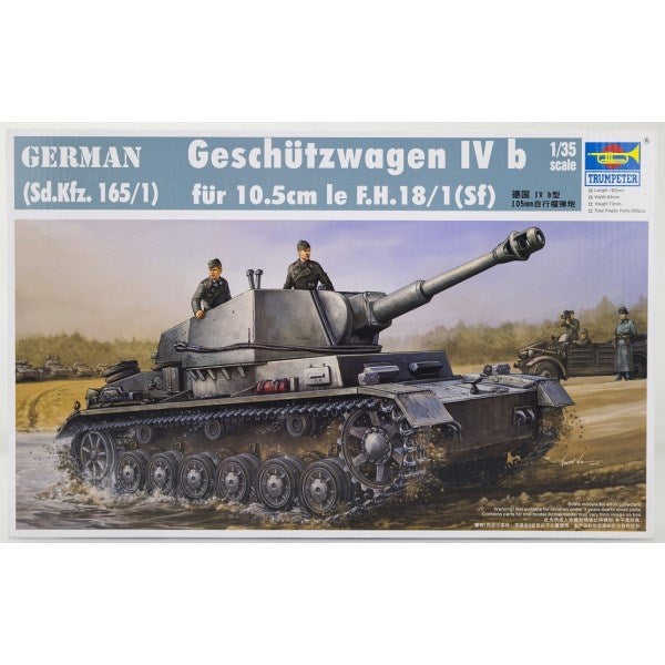 Trumpeter 00374 1/35 German GeschÃƒÆ’Ã‚Â¼tzwagen IVb fÃƒÆ’Ã‚Â¼r 10.5cm leFH 18/1(Sf) (Sd.Kfz 165/1)