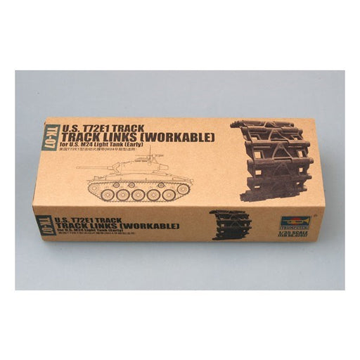 Trumpeter 02037 1/35 Workable T72E1 Track Links for U.S. M24 Light Tank (Early) (7636014792941)