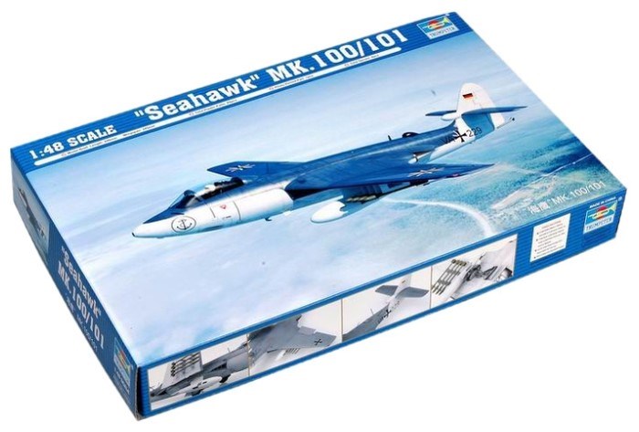 Trumpeter 02827 1/48 British Hawker Sea Hawk Mk 100/101 - Hobby City NZ